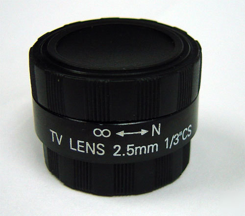 Cctv 2.5MM 1/3 F1/6 camera lens