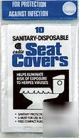 Lot 10 sanitary disposable seat covers cadie travel nip
