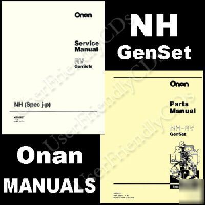 Onan nh rv genset parts & service manual -46- manuals