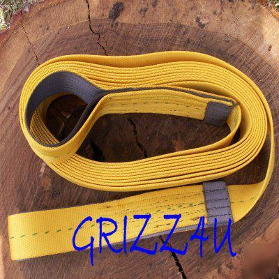 Tow/towing strap/sling flat rope made in the usa 25 ft