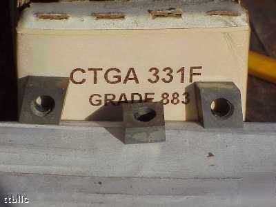 8PC ctga-331F grade 883 carboloy inserts