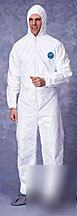Dupont TY122S-4X tyvek coverall bunny suit case/25