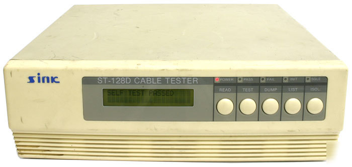 Sink st-128D 64-pin cable tester 5 volt 5 mohm