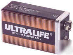 Ultralast 9V lithium 1200MAH ULLTH9V alarm batteries