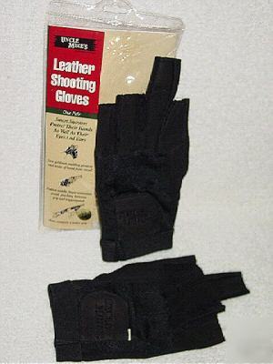 New uncle mike's leather shooting gloves size xlarge 
