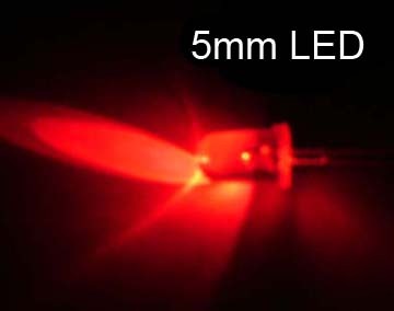 100 5MM 5000MCD led lamp - ultra bright red leds diy