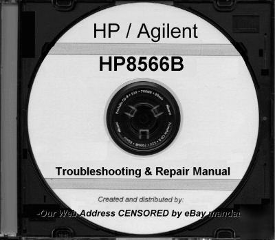 Agilent hp 8566B troubleshooting and repair manual