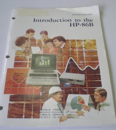 Hp hewlett packard introduction to the hp-86B manual