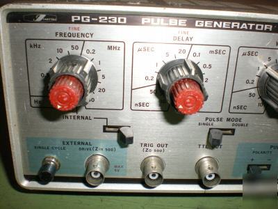 Lot of 2 iwatsu pg-230 PG230 pulse generator 50MHZ