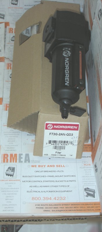 New norgren air filter & housing F73G-2AN-qd-3 