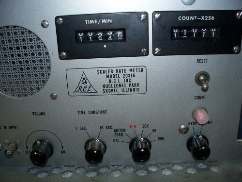 Vintage radiation counter labs scaler rate meter usae 