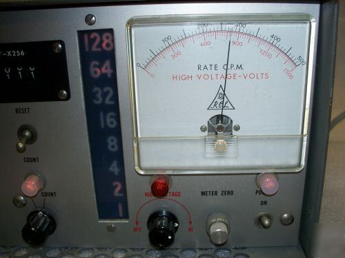 Vintage radiation counter labs scaler rate meter usae 