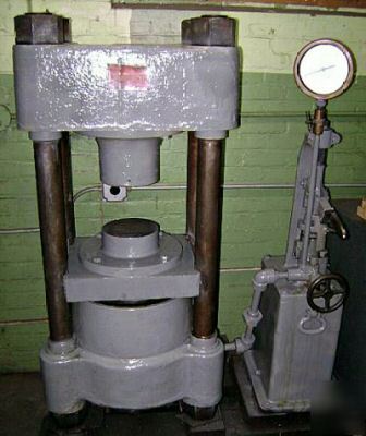 Watson-stillman 200 ton 4-post hand hyd. hobbing press