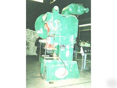#7185 - 60 ton federal flywheel type obi punch press
