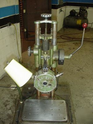 Burgmaster model 0B with cabinet, light, coolant pump