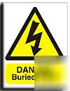 Buried cable sign-adh.vinyl-200X250MM(wa-035-ae)