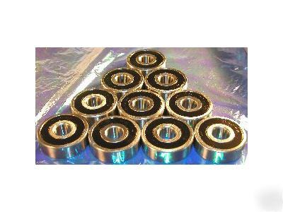 10 bearings 6203-2RS 17 x 40 x 12 mm 6203RS bearing rs