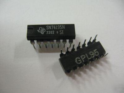50PCS p/n SN74L95N ; obselete integrated circuit dip-16