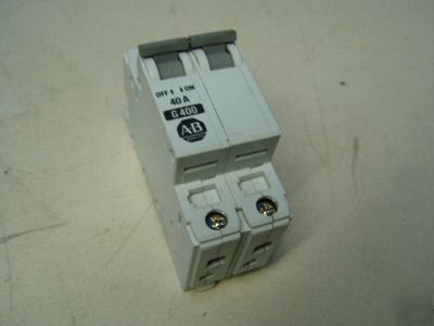 Allen bradley 40A 2P circuit breaker m/n: 1492-CB2 G400