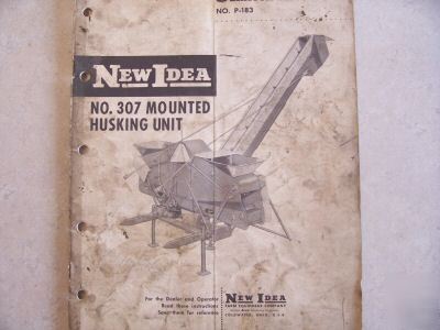 New ideal no 307 mounted husking unit complete manual