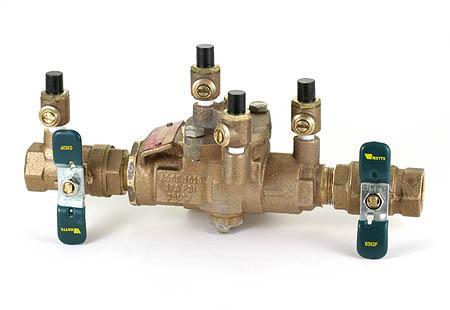 009QT 1/2 1/2 009QT backflow watts valve/regulator