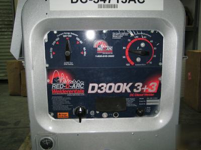 Red-d-arc D300K 3+3 diesel with kubota engine