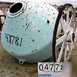 Used: abbe rota cone vacuum dryer. 90 cu ft working cap