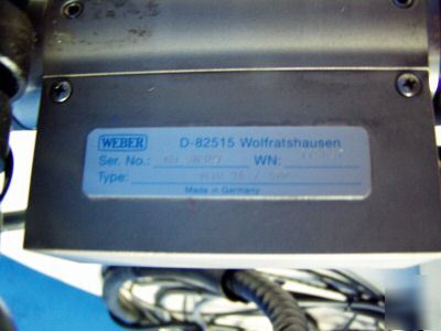 Weber servo screwdriver & suretork control - 2003