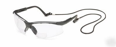 Safety reading glasses clear bifocal magnifiers +1.5