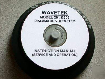 Wavetek 201 & 202 service and operation manual