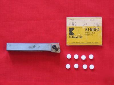 Kennametal indexable tool holder with inserts