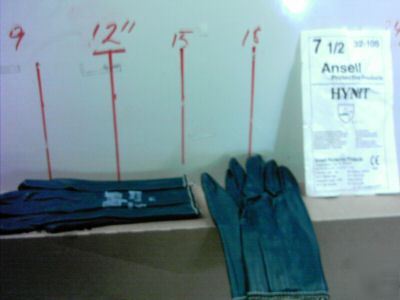 Ansel hynit work gloves 1 dz ladies size 7 1/2