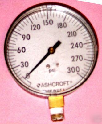 Ashcroft pressure meter, 0-300 psi