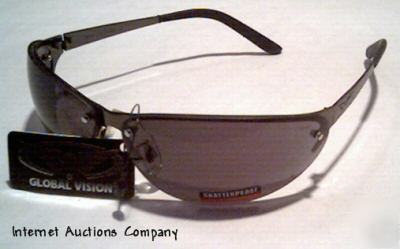Climax safety glasses global vision grey smoked lenses