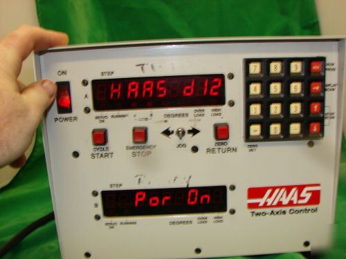 Haas cnc 2 axis servo control rotary table mill milling