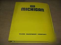 Michigan model 180 series iii tractor dozer parts book