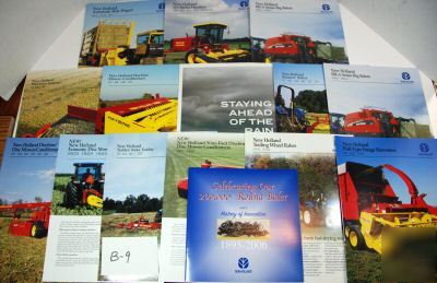 New (14) - new holland brochures - see list/pict.