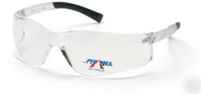 New 3 pyramex ztek 2.5 bifocal magnified safety glasses