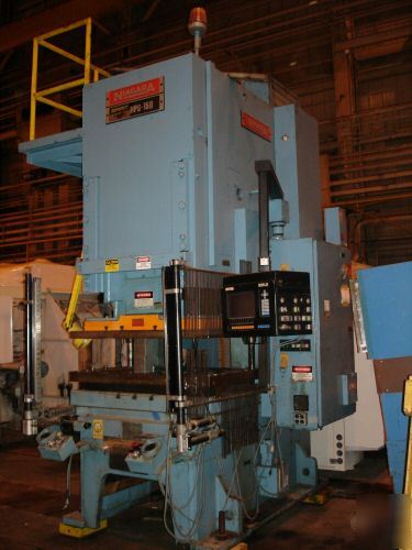 Niagara 165 ton hydraulic press cnc machine contorls