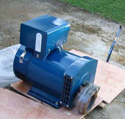 New 3 kw - st generator head + free coupling or pulley