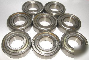 8 bearing 6205ZZ 25X52 mm shielded metric ball bearings