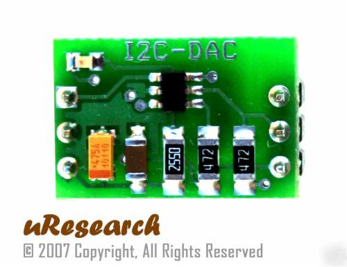 I2C-dac(8-bit dac digital-analog) basic stamp pic atmel
