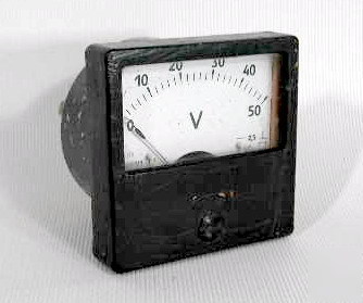 Rare russian analog 0 - 50 volt panel meter ussr