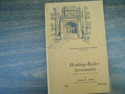 Vintage 1947 heating boiler accessories home study heat