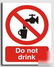 Do not drink sign-adh.vinyl-300X400MM(pr-022-am)