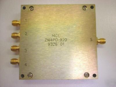 Mcl ZN4PD-920 4-way in-phase power splitter/combiner