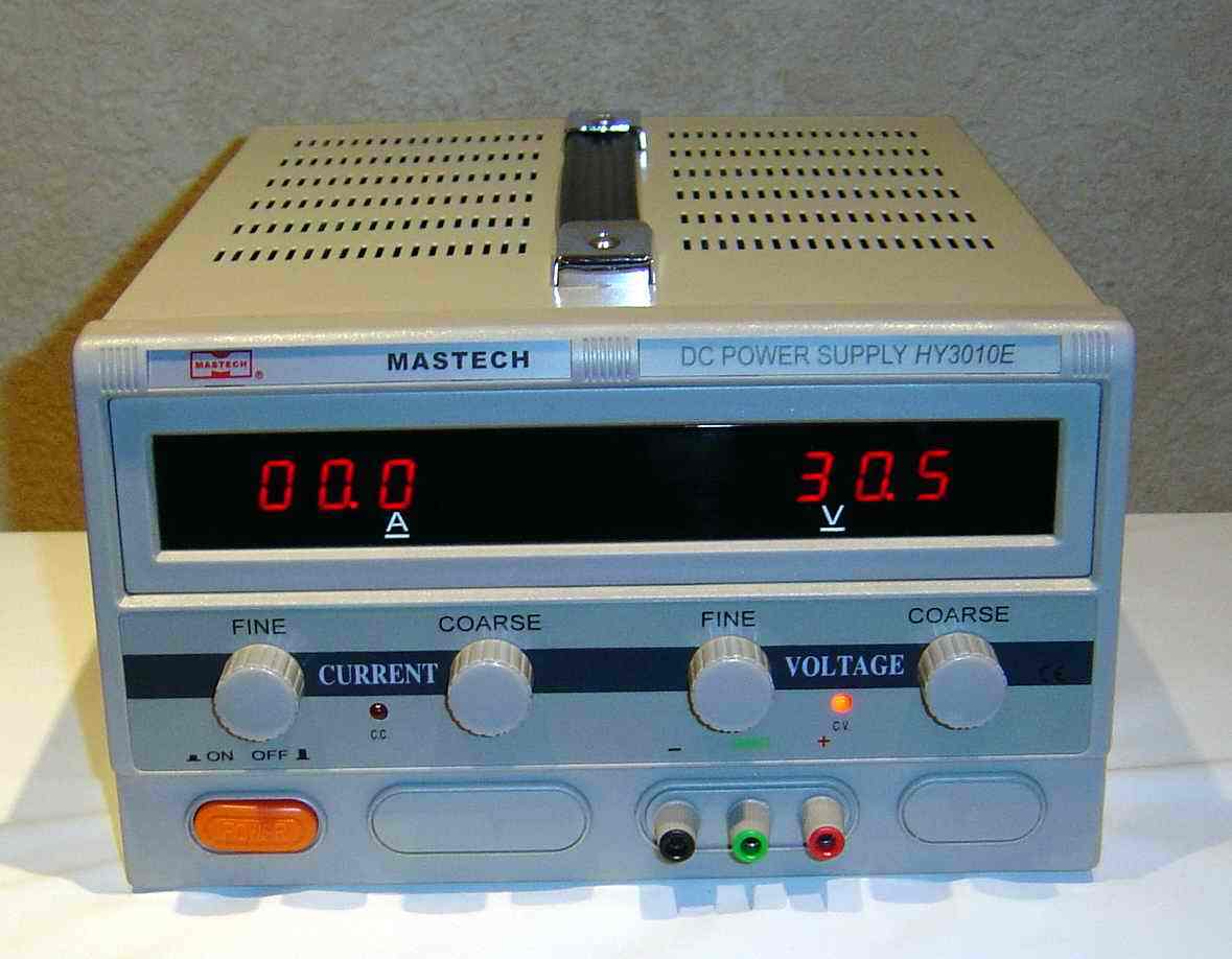 New mastech dc power supply var 0-30 volts @ 0-10 amps, 
