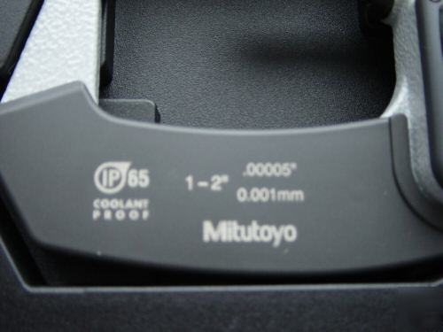 New mitutoyo digital 1-2 inch coolant proof micrometer