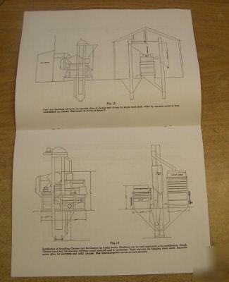 Old seed cleaner manual - clipper installation booklet