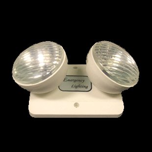 Round double remote head for emergency lighting, erm-B2